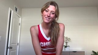 Special support for cheerleaders from Addison Vodka and her tight wet pussy