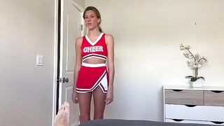 Special support for cheerleaders from Addison Vodka and her tight wet pussy