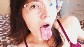 The guy checked the strength of sperm after sex with a young girl