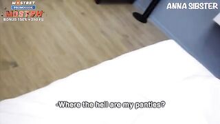 The hot Russian girl is maid of the house and shows her skills