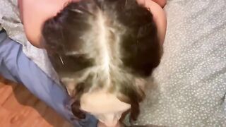 The guy prepared his cock for a long sex, so as not to shame himself