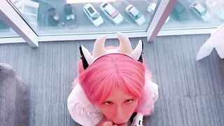 Don't swallow until I cum, or it's not a game!