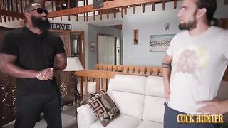 A man enjoys fucking his wife on the couch with passion
