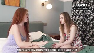 Girlfriends won't miss a chance to have fun together with a guy