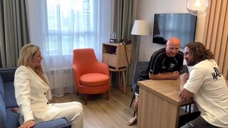 I tried to pull it out, but it was too tight - a steamy Russian encounter