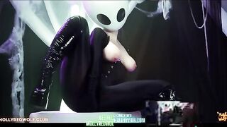 The whole world will wait while she gets fucked in an oily, latex mess
