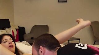 A girl squeezed every possible orgasm from herself in a passionate session