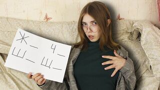 Hypnosis with boobs, learning rules has never been so easy - The hypnose teacher is really hot
