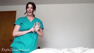 She got splashed with cum - that's what she wanted