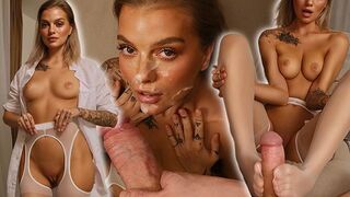 All the best fetishes in one act with intense eye contact and dirty talk