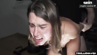 The girl experienced a powerful orgasm, her body trembled violently