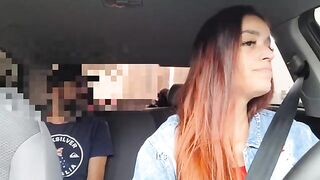 The girl knew the stop sign was forced, so she did it again