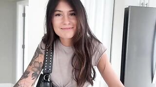 The petite brunette is ready for an exciting new chapter in her life