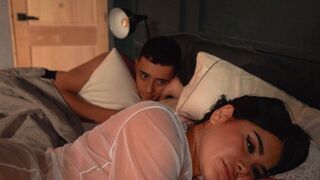 Unable to sleep, thinking only about his lips and her moans