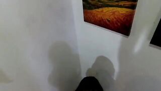 The girl was locked in the toilet and had to beg for help