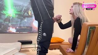 The beautiful girl never gets tired of having sex with her stepbrother