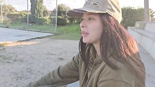 An actress played a risky role in the jungle, getting intimate with strangers
