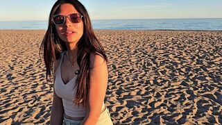 An empty beach isn't the best place for an intimate encounter