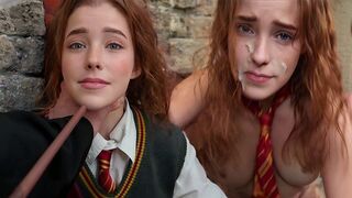 A young slut should be punished with a cumshot for her filthy actions