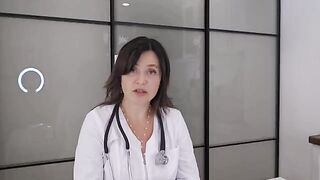 A doctor checks the girl’s breasts and gets wild