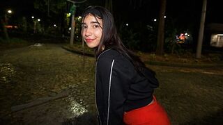 A sexy woman takes a huge cock in her tight ass