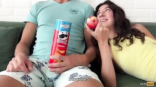 I finger her ass, then she sucks my cock hard
