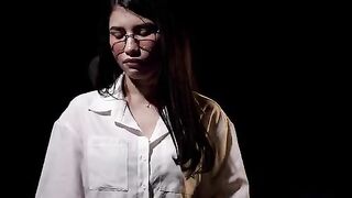 The best porn with a stunning brunette's face at orgasm
