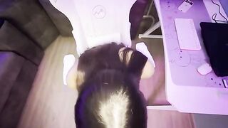 A cute 18-year-old girl got fucked at her tight ass in POV style