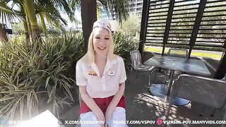 Gorgeous busty blonde Gigi Sweets gets her tight pussy railed hard