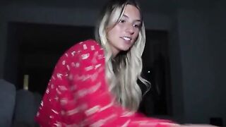 A beautiful 18-year-old girl caught her stepbrother masturbating in the room