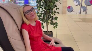 The beautiful Russian babe agreed to get fucked for money in the toilet