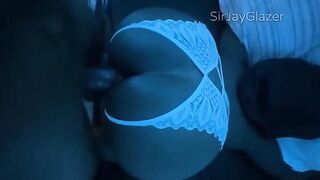 Ebony girl gets fucked in doggy style by her cheating GF’s BF