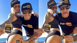 Owiaks are celebrating 25k subscribers on Pornhub with a special treat!