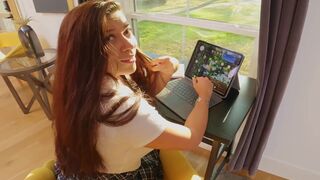 My stepdaughter got caught being naughty at school and got fucked