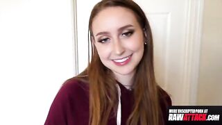 Petite brunette Laney Grey loves getting her hairy pussy pounded by big cocks