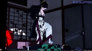 Hentai Daki is Horny & Starving for Dick Demon Slayer