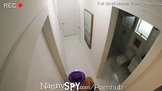 A nanny is having fun on New Year's Eve, but it backfires on her