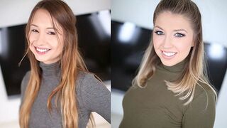 Busty babe TAYLOR SANDS shows off her huge tits and gets fucked hard