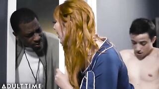 Lauren Phillips almost gets caught by her husband with a young man
